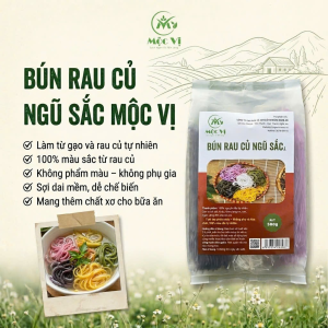 BÚN RAU CỦ NGŨ SẮC MỘC VỊ